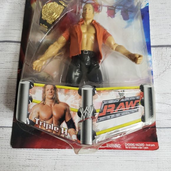 WWE 2004 Off the Ropes Triple H Series 7 Action Figure Jakks Pacific- NIB READ - Picture 3 of 8